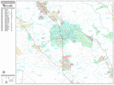 Santa Rosa Digital Map Premium Style